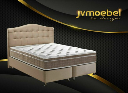 Bett Leder 2x Nachttisch 3 tlg. Schlafzimmer Set Möbel Modern Luxury Betten Neu